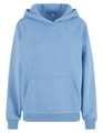 Dames Hoodie Build Your Brand Fluffy BY289 Powder Blue